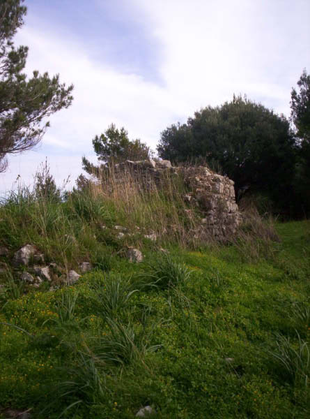 ruderi castello di capaccio vecchio